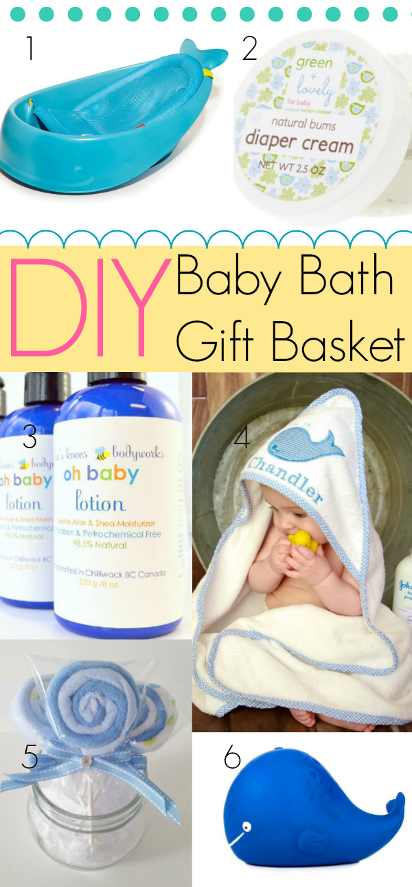 The Ultimate Baby Shower Gift Basket ~ Baby Bath Gift Set